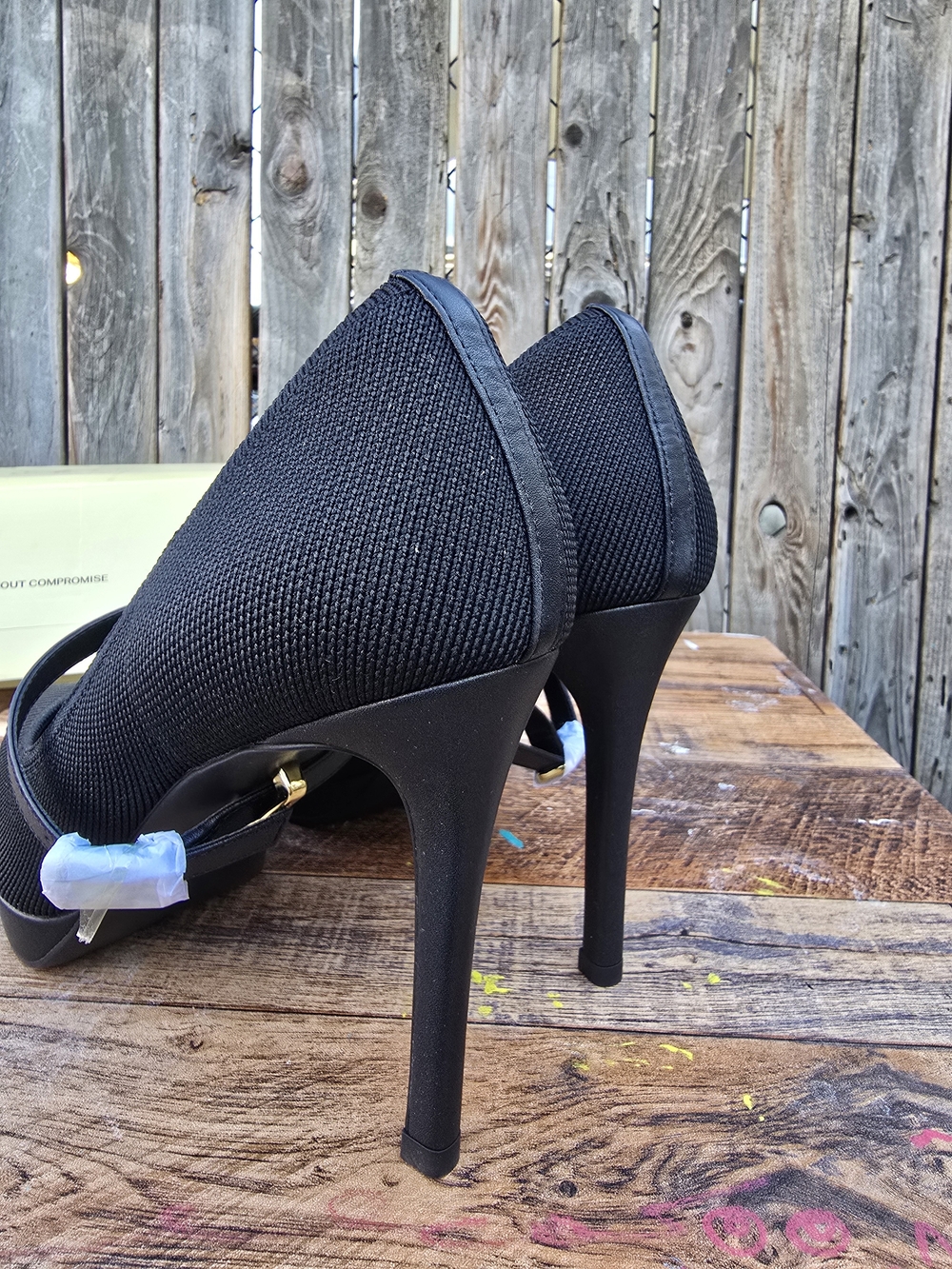 Cozy Island Black Mary Jane Pointed Toe Stiletto Pumps Heels Size 10 - Picture 4 of 10